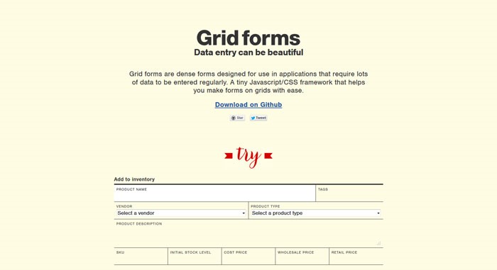 Grid forms