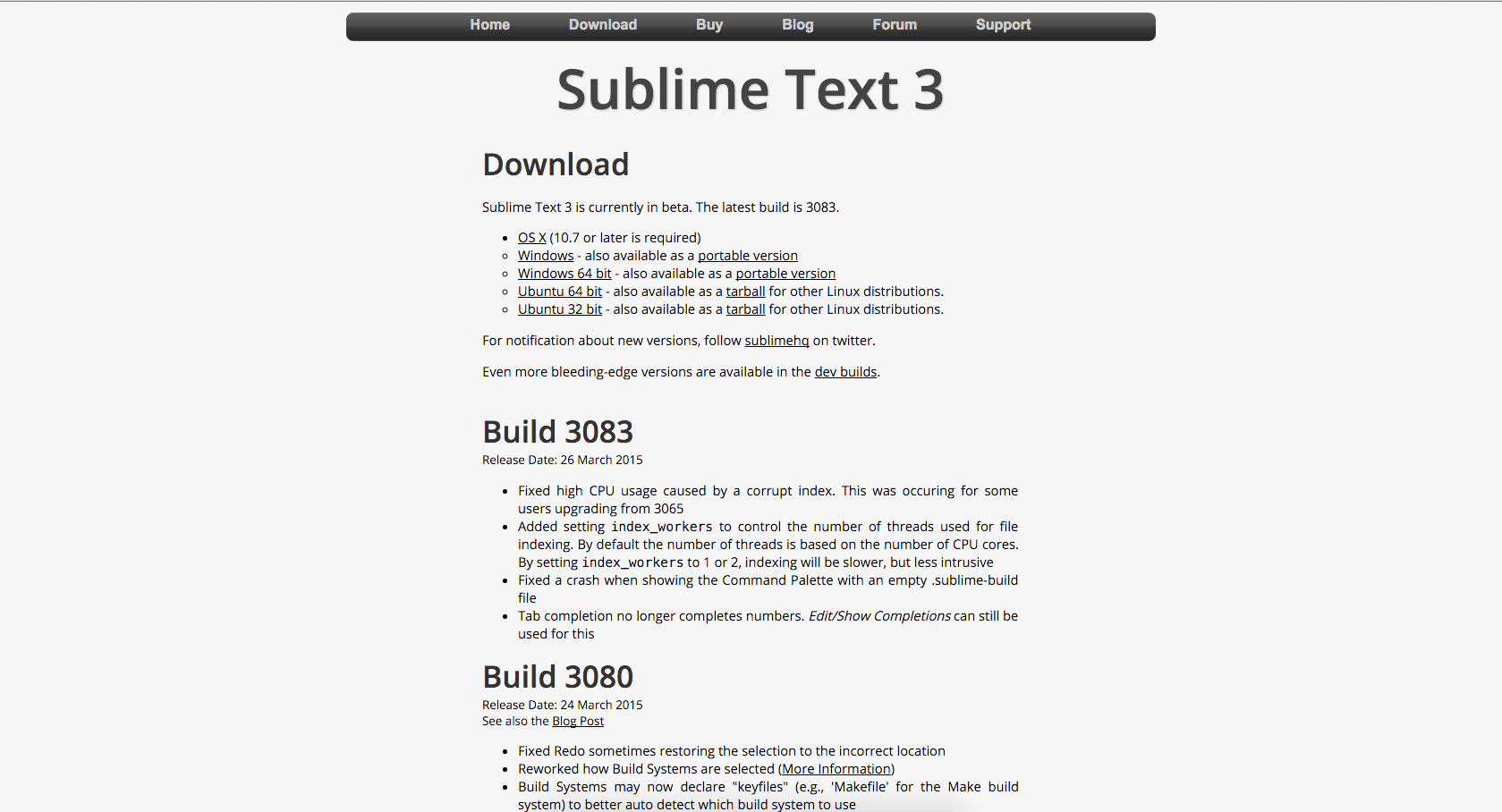 Sublime Text 3
